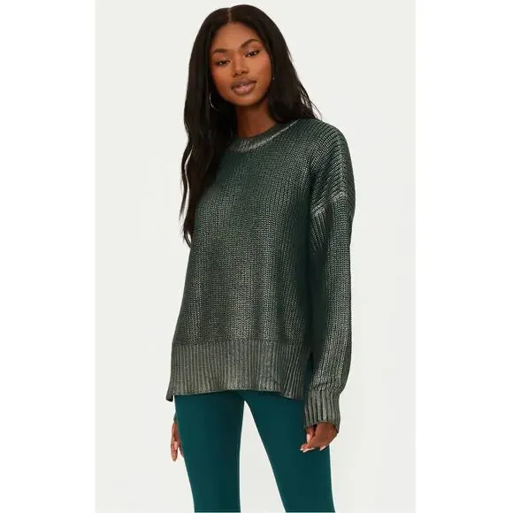 NWT Beach Riot Callie Sweater in Pine. Size Medium - Picture 1 of 7